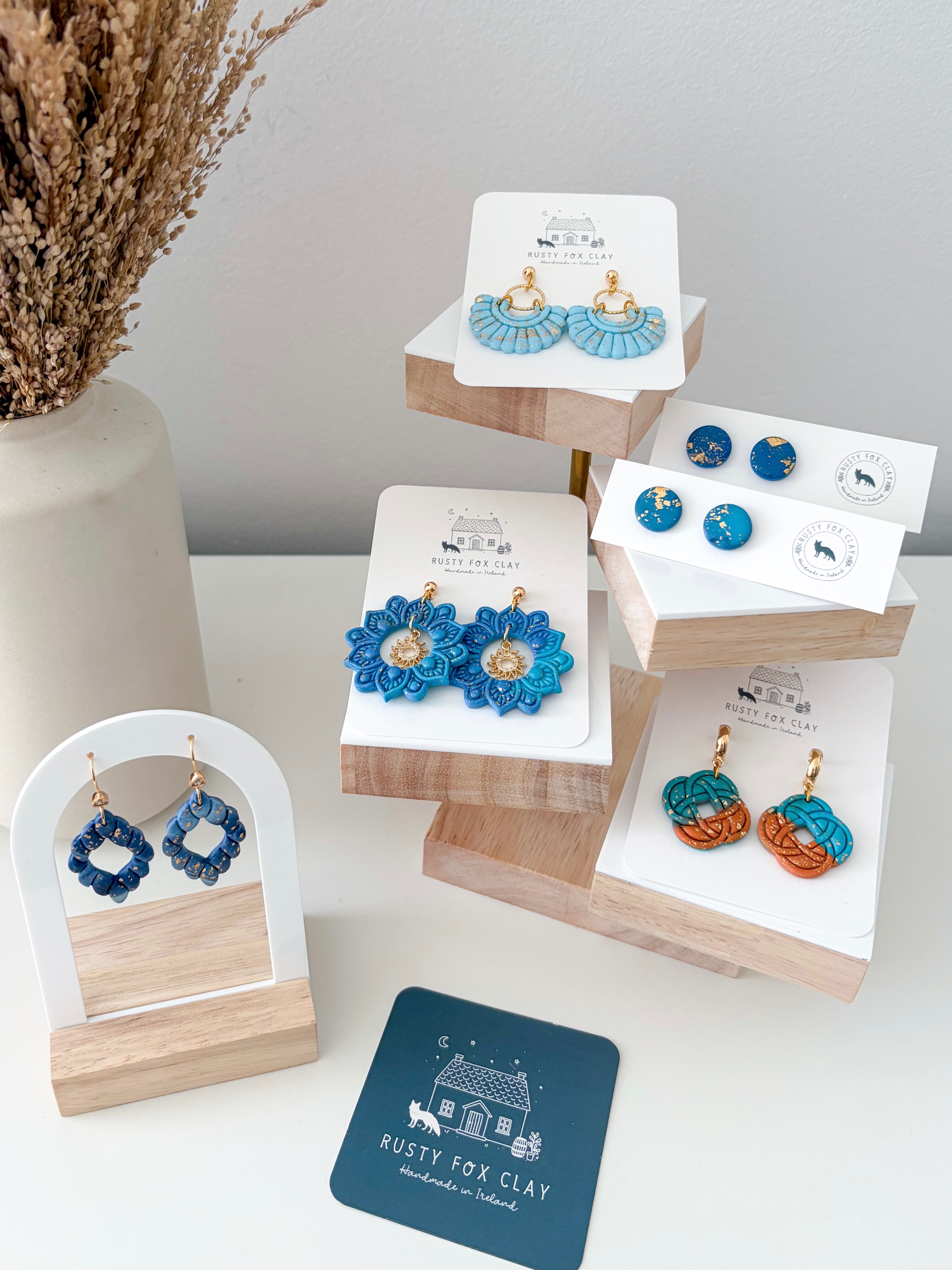 Rusty Fox Clay handmade polymer clay jewellery lifestyle photograph